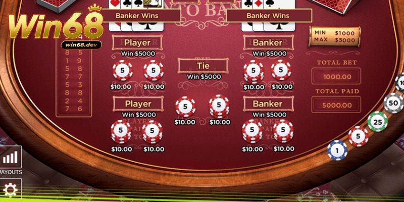 Baccarat Win68 – Chiến lược chơi thông minh từ cao thủ 4 Chiến lược chơi Baccarat Win68 giúp bet thủ làm giàu