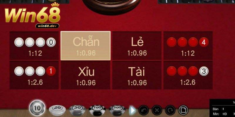 Tài xỉu Win68 – Cược nhanh thắng lớn với chiến thuật chuẩn 3 Hướng dẫn cách áp dụng luật chơi tài xỉu Win68